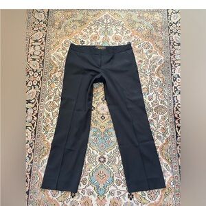 Louis Vuitton Uniform Dress Pants Wool Womens US12 F44 Black Straight Career
